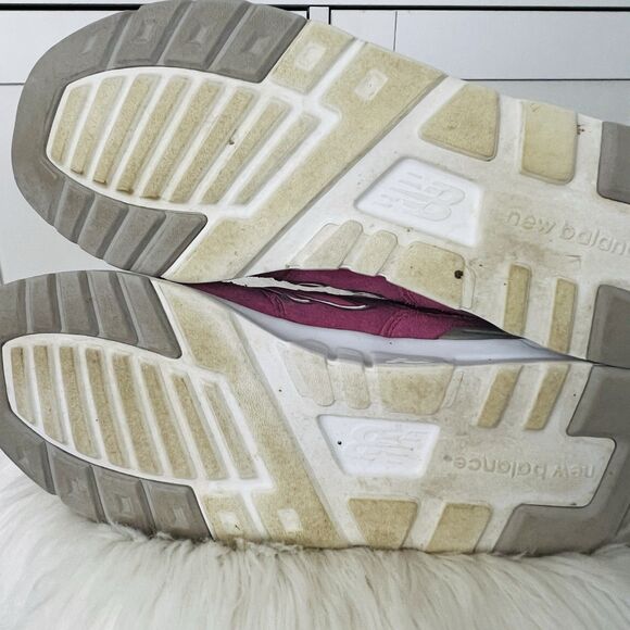 Rare New Balance 997H Mineral Rose Pink Leather Sneakers Shoes Womens Size 11.5